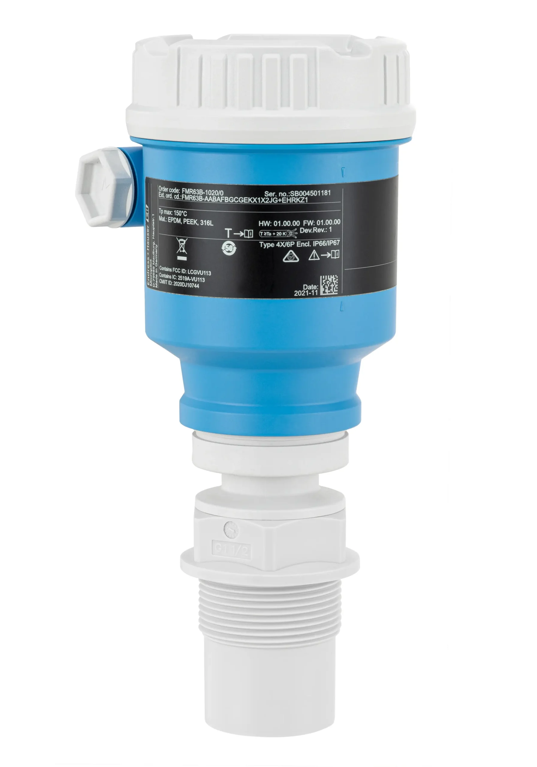 Micropilot FMR60B – 80 GHz radar sensor