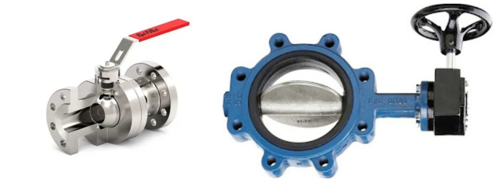Difference between butterfly valve and ball valve overview